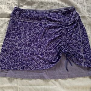 Athleta Womens Purple Asymmetrical Skirt Size MP